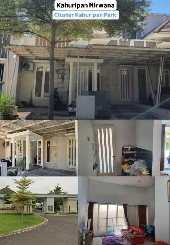 dijual rumah kahuripan nirwana cluster