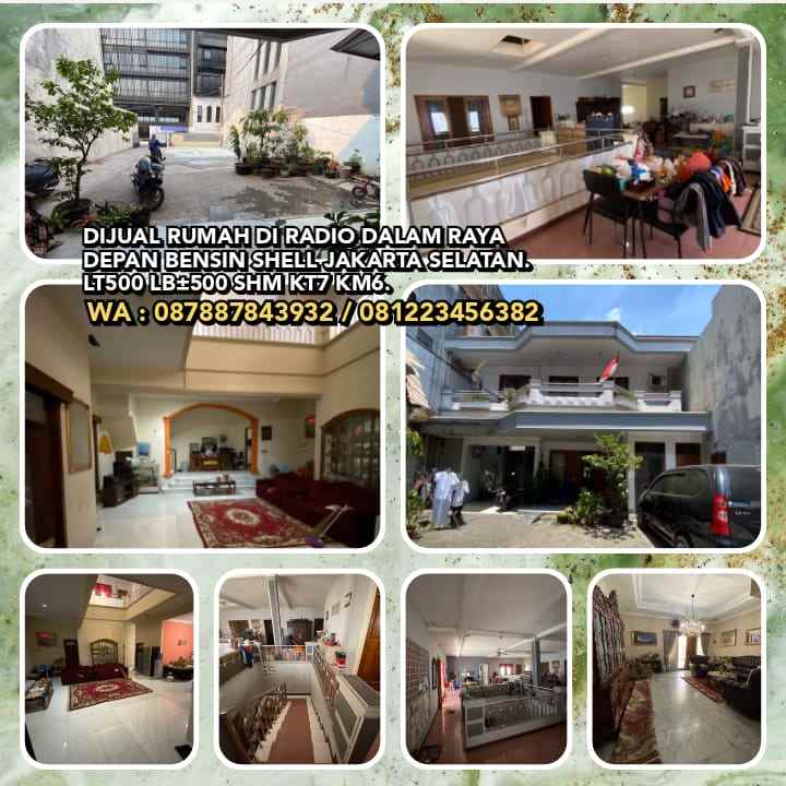 dijual rumah kebayoran baru jakarta selatan