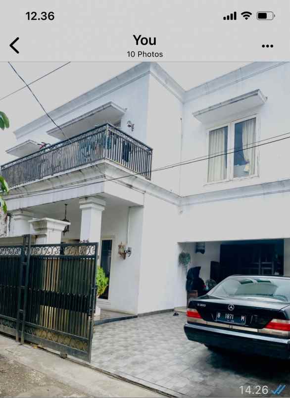 dijual rumah kebun besar