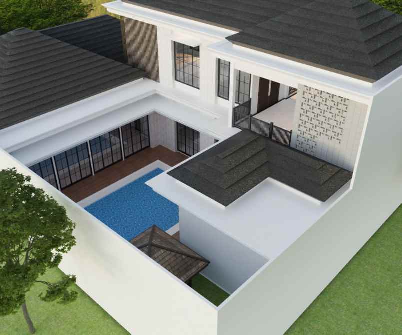 dijual rumah mewah dekat area komplek pekanbaru