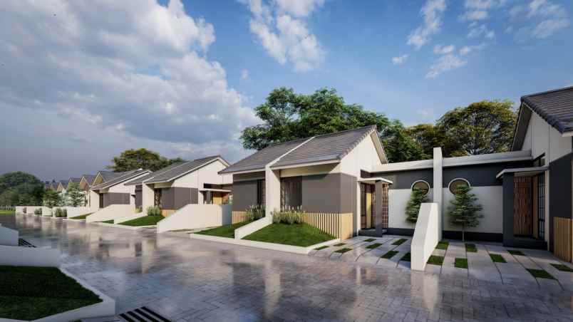 dijual rumah minimalis ada taman di bandung timur