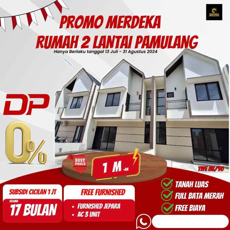 dijual rumah pamulang tangerang selatan