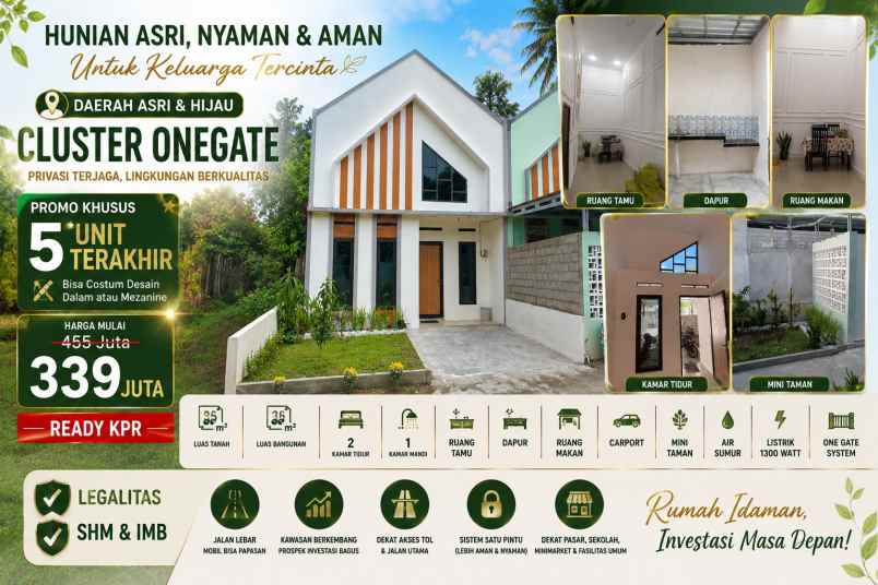 dijual rumah perumahan karta kirana 1