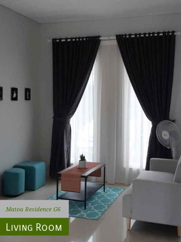 dijual rumah perumahan matoa residence