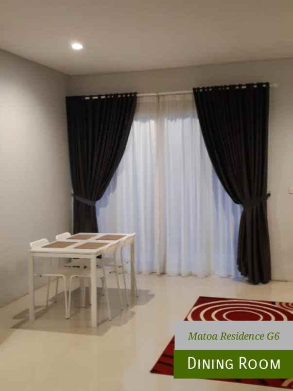 dijual rumah perumahan matoa residence