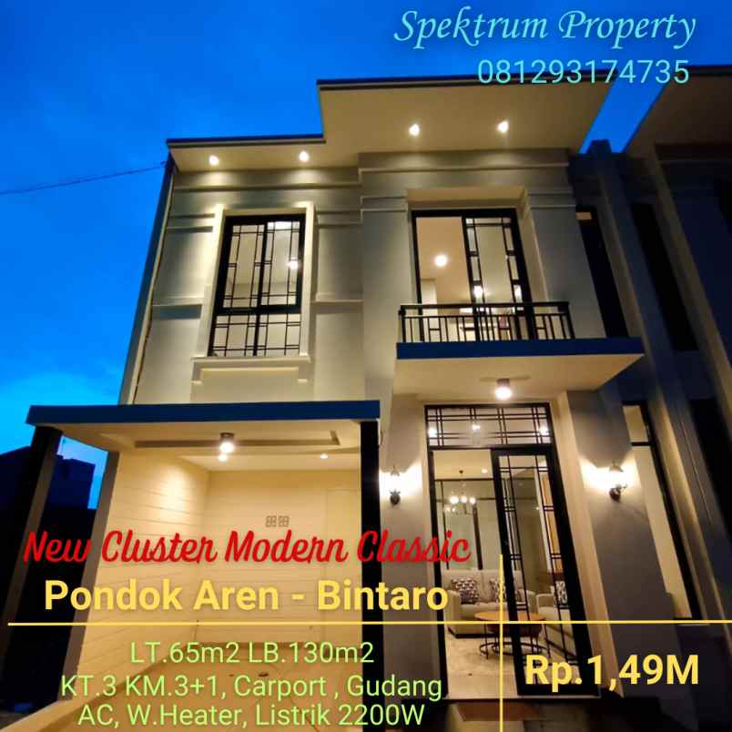 dijual rumah pondok aren bintaro