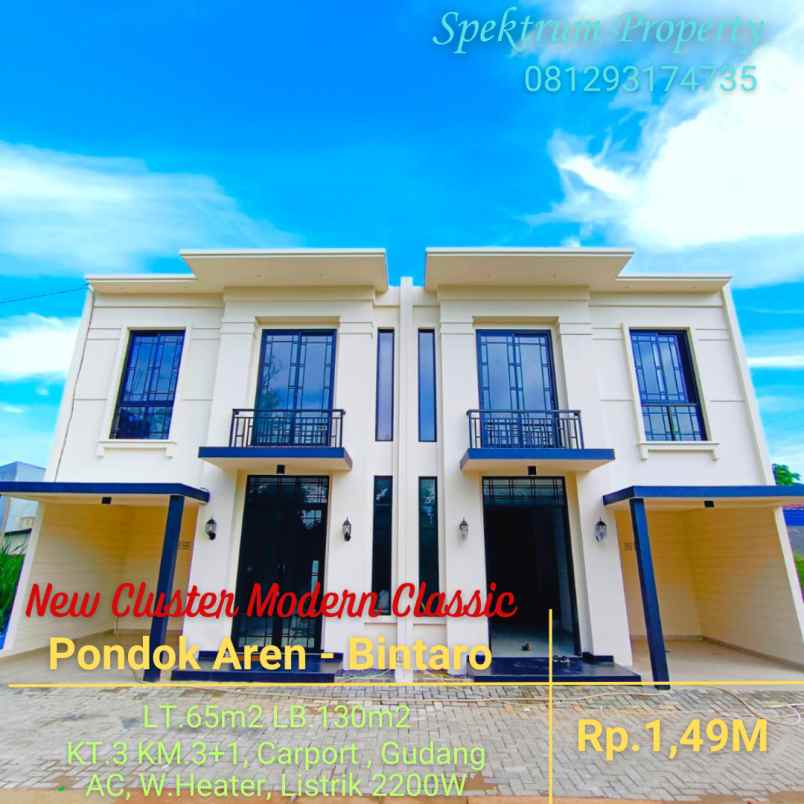 dijual rumah pondok aren bintaro