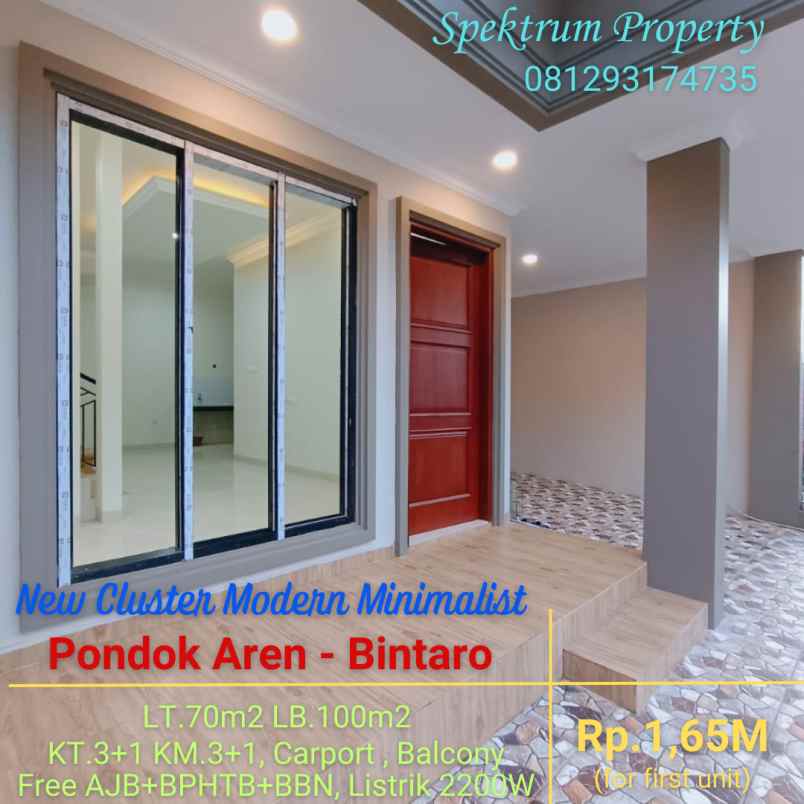 dijual rumah pondok aren bintaro