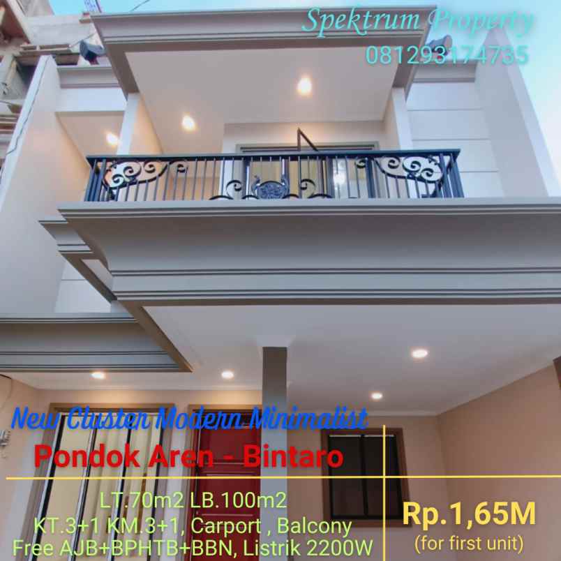 dijual rumah pondok aren bintaro