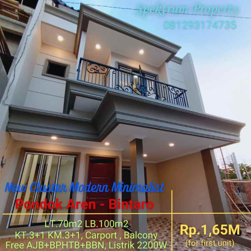 dijual rumah pondok aren bintaro