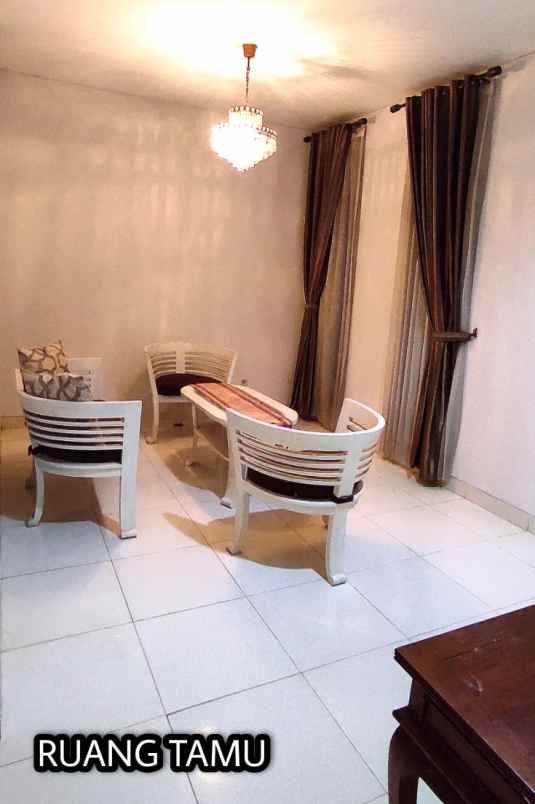 dijual rumah raffles hills full furnish cibubur