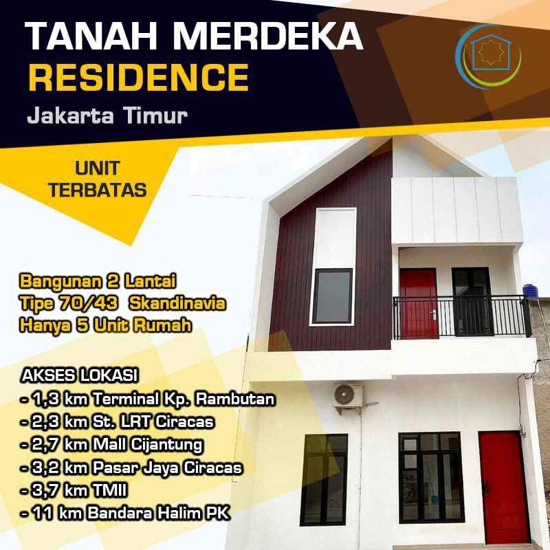 dijual rumah rambutan ciracas jakarta timur