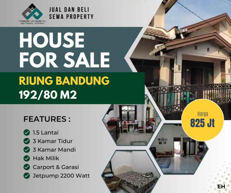 dijual rumah riungbandung