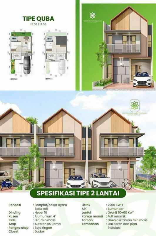 dijual rumah sawangan