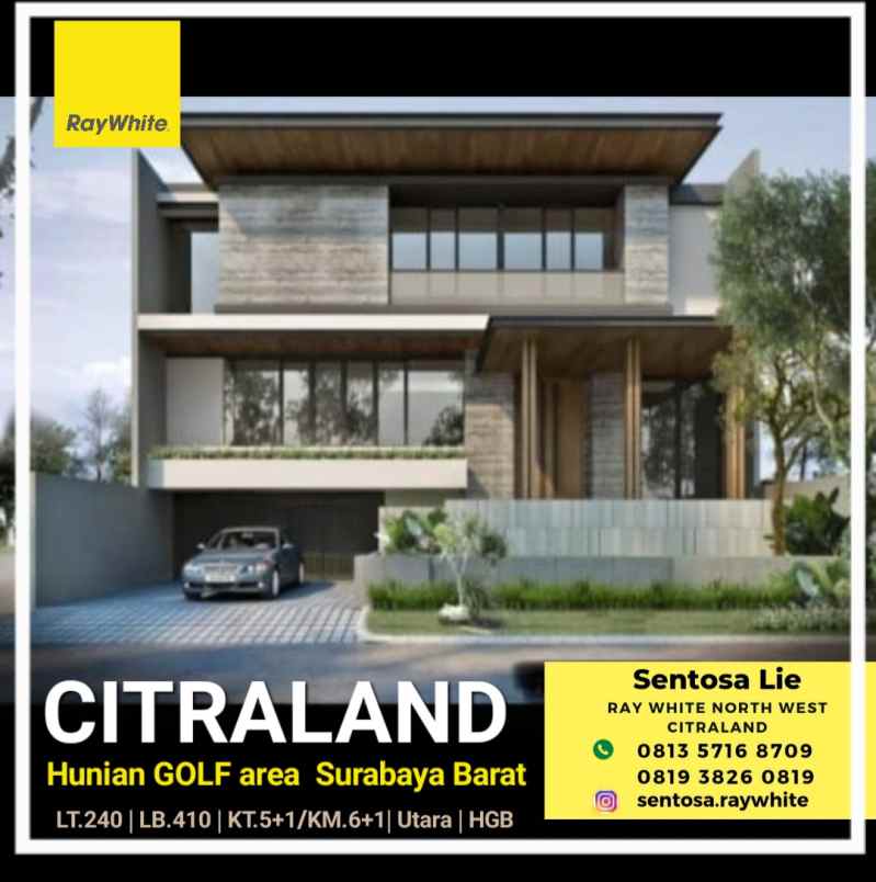 dijual rumah somerset bukit golf