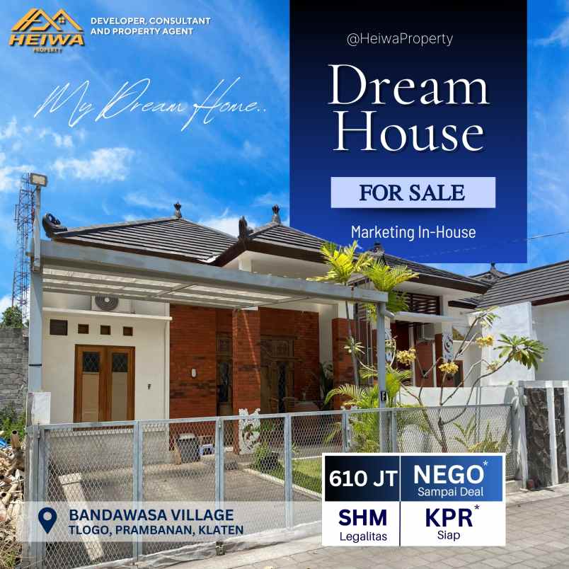 dijual rumah tlogo prambanan klaten