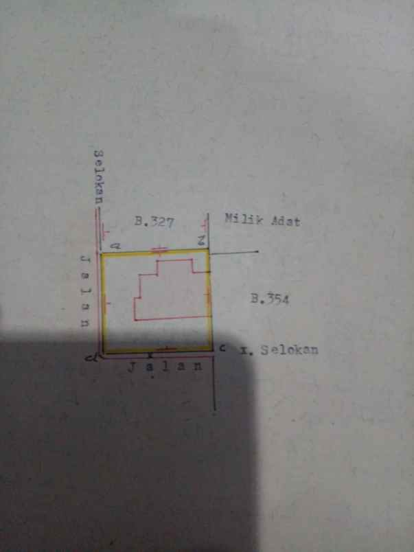 dijual tanah ada bangunan nya