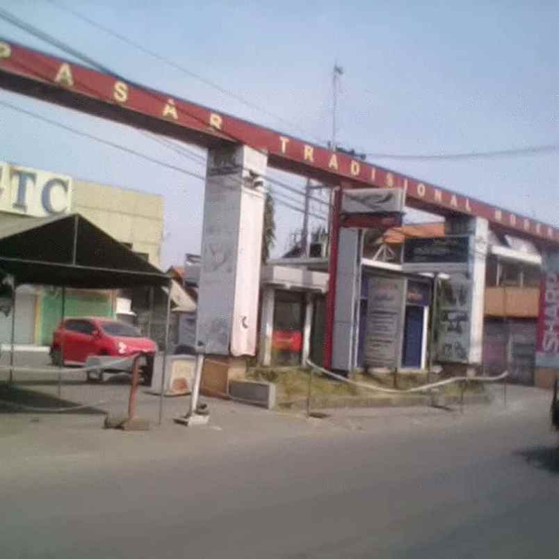 dijual tanah bangunan di gtc pasar tradisional geluran