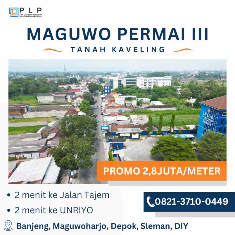 dijual tanah banjeng maguwoharjo depok