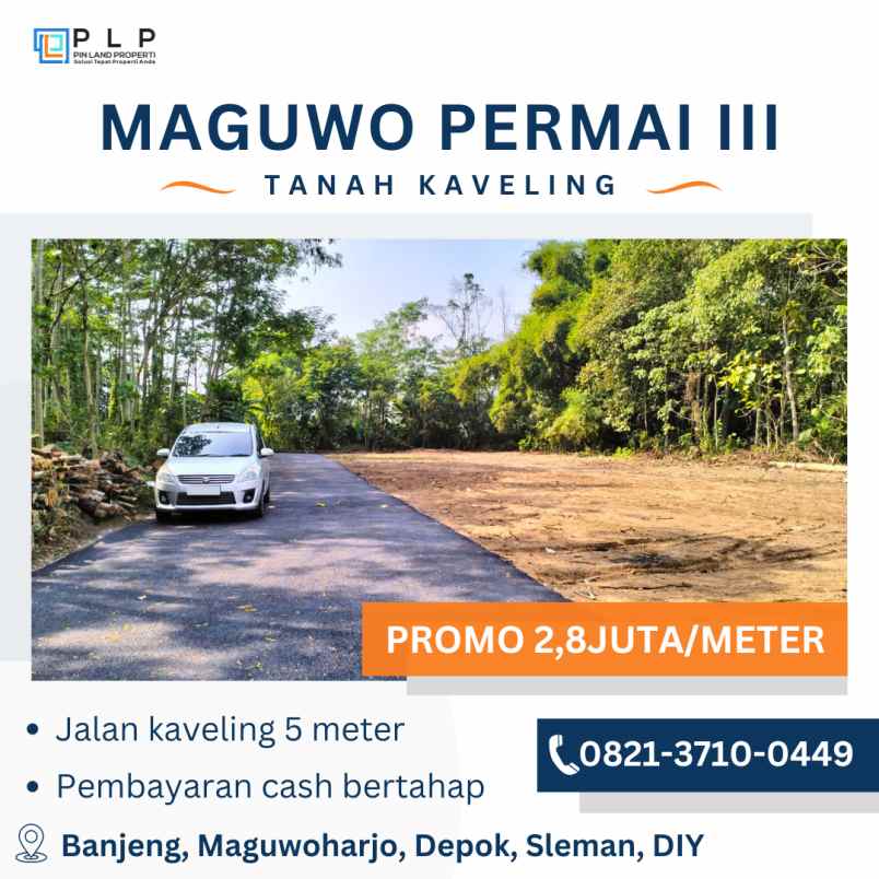 dijual tanah banjeng maguwoharjo depok