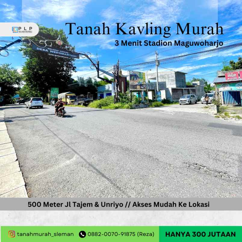 dijual tanah banjeng maguwoharjo sleman diy