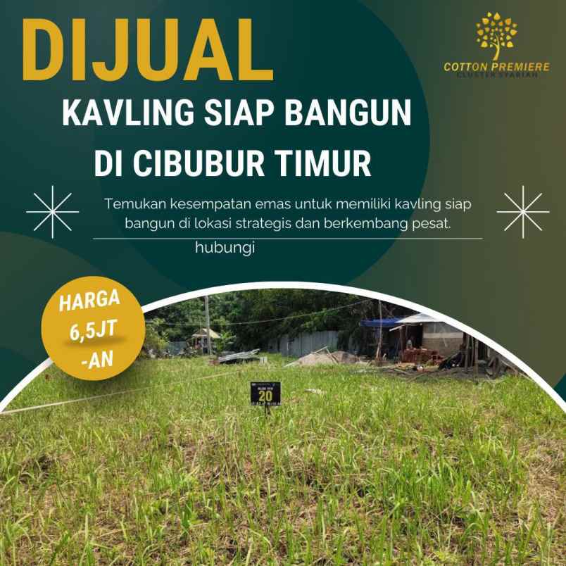 dijual tanah cileungsi bogor jawa barat