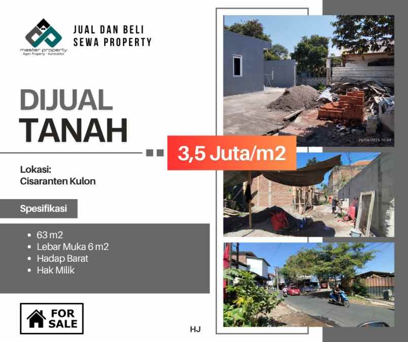 dijual tanah cisaranten kulon