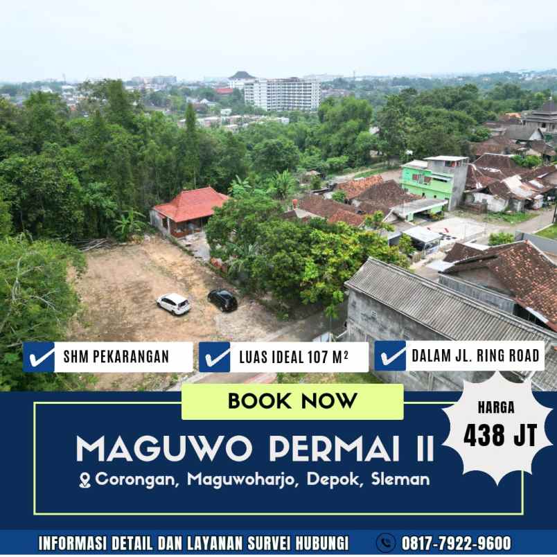 dijual tanah corongan maguwoharjo depok