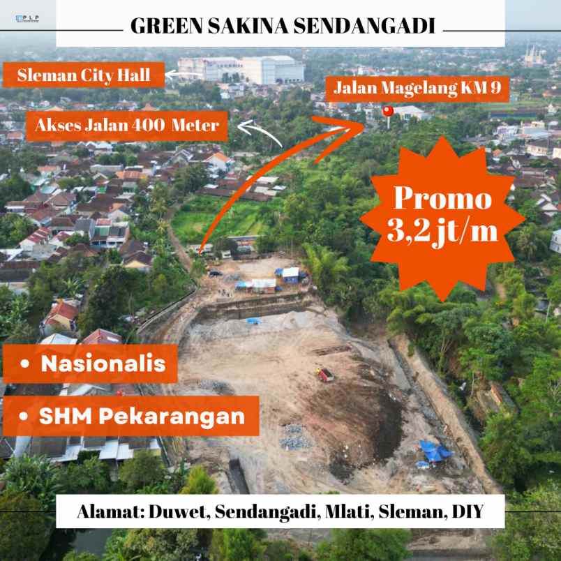 dijual tanah duwet sendangadi mlati