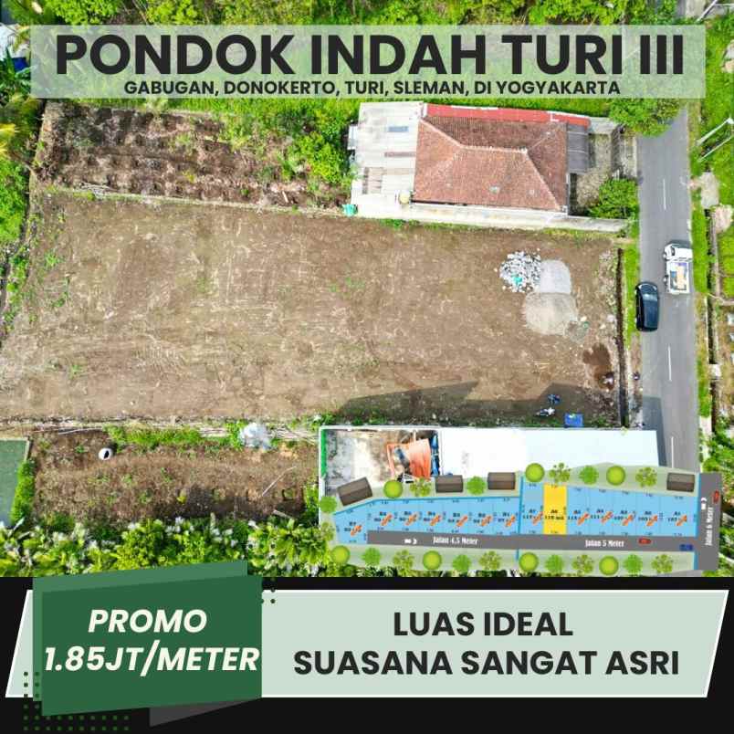 dijual tanah gabugan donokerto turi