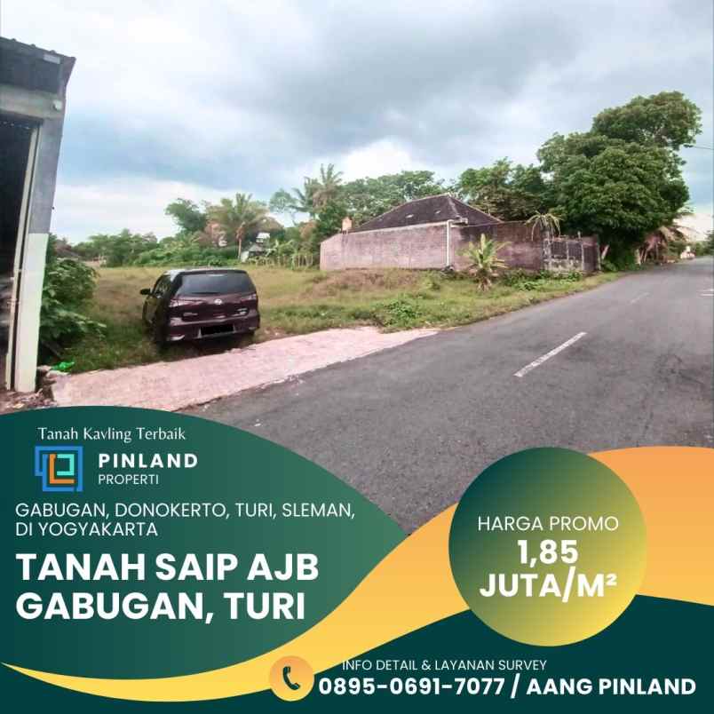 dijual tanah gabugan donokerto turi