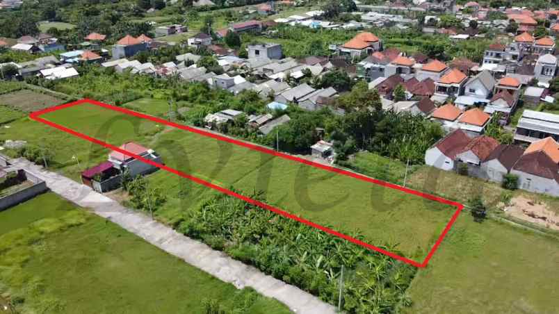 dijual tanah jalan pakisaji gg cengana sari