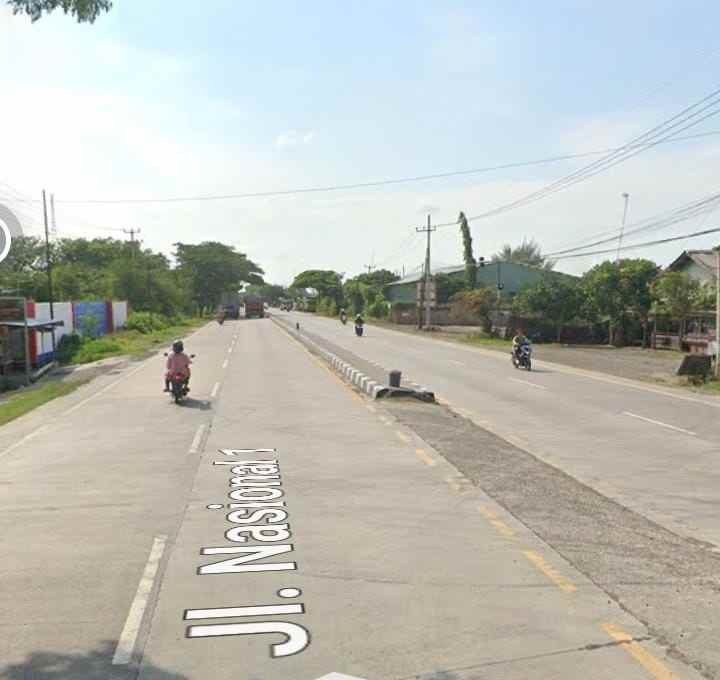dijual tanah jalan pantura losarang