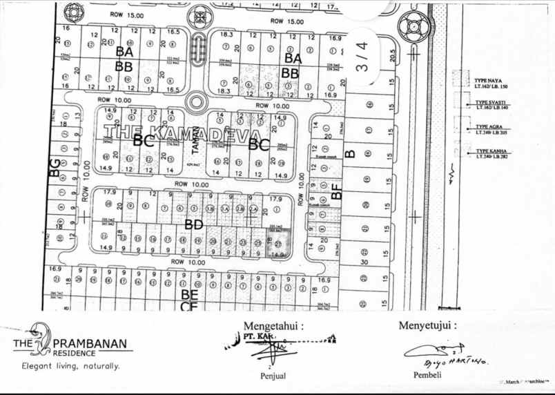 dijual tanah jalan prambanan residence