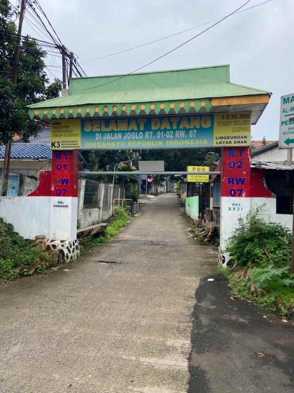 dijual tanah jl joglo kukusan kecamatan