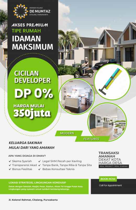 dijual tanah jl kolonel rahmat citalang