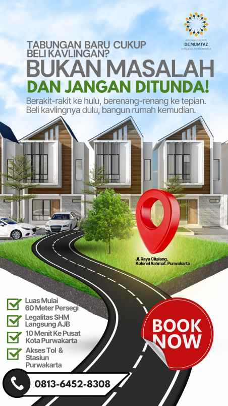 dijual tanah jl kolonel rahmat citalang