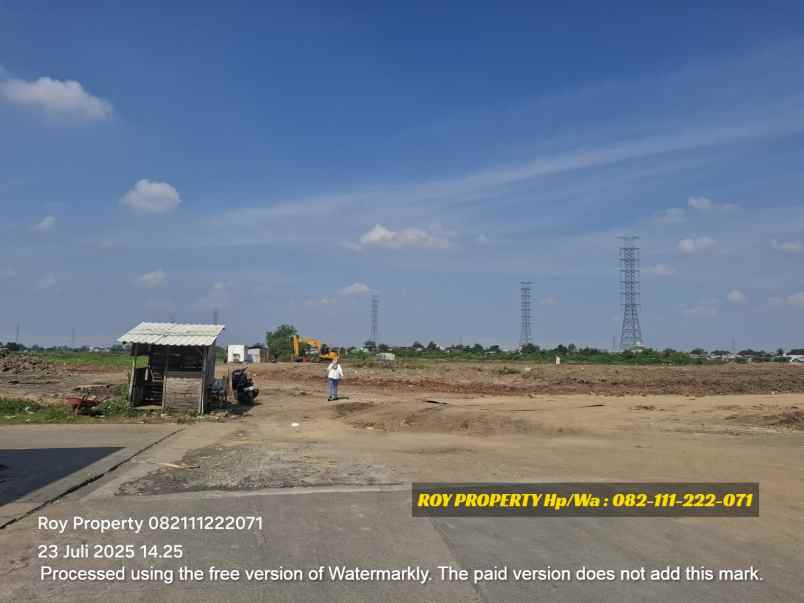 dijual tanah jl marunda makmur