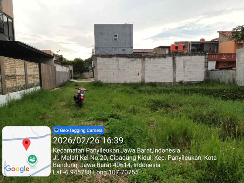 dijual tanah jl melati panyileukan