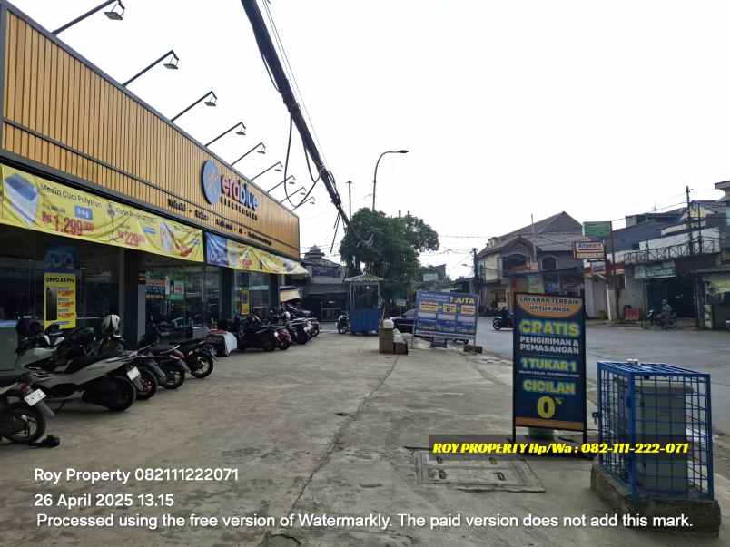 dijual tanah jl plumpang semper tugu