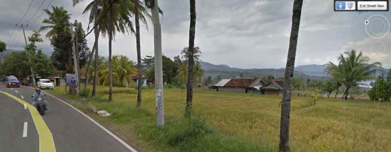 dijual tanah jl raya cisolok pelabuhan ratu