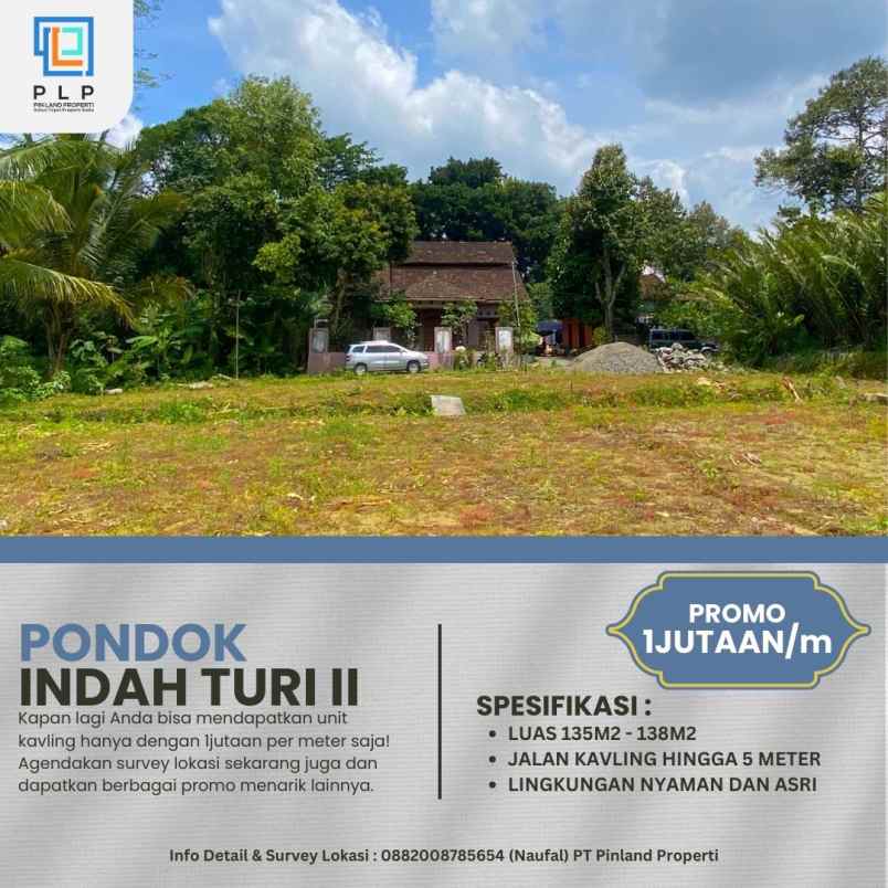 dijual tanah kenaruhan donokerto turi