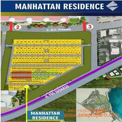 dijual tanah manhattan residence pik2