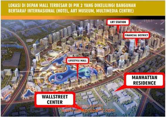 dijual tanah manhattan residence pik2