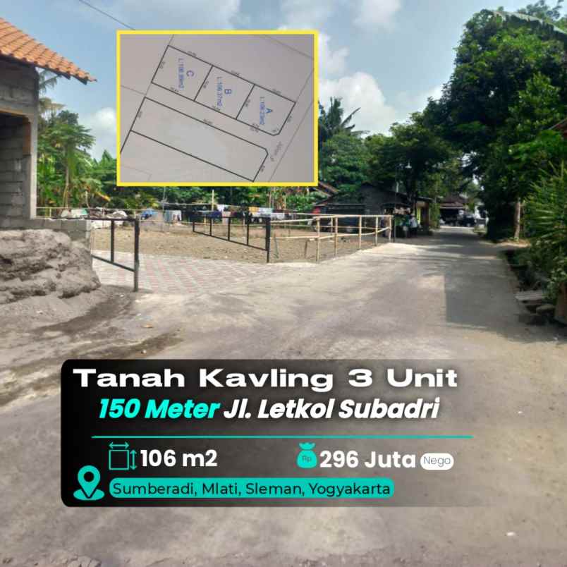 dijual tanah mlati sleman