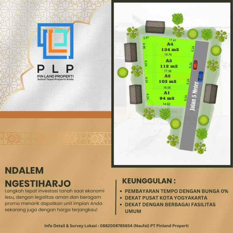 dijual tanah pakuncen wirobrajan di