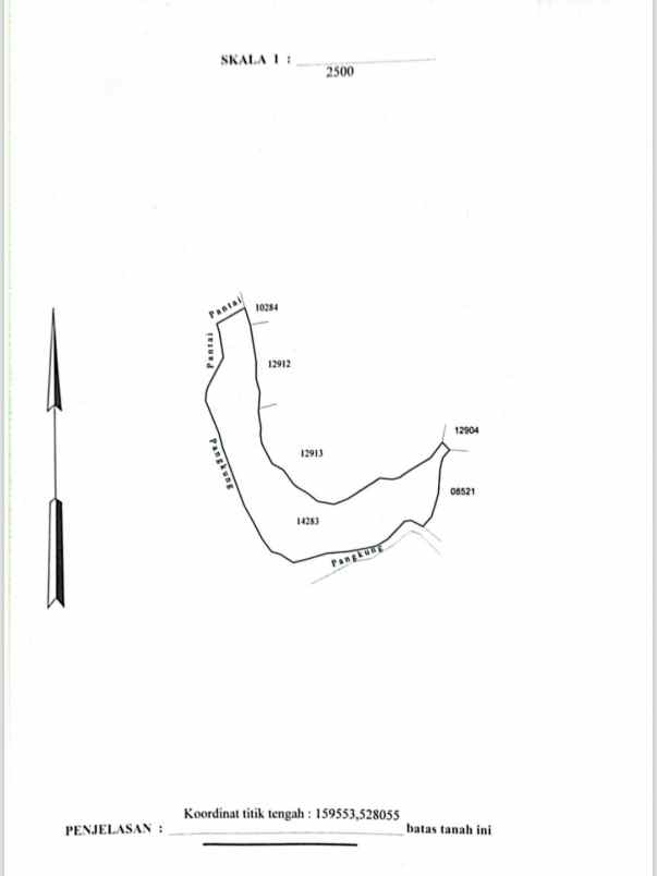 dijual tanah pantai balangan