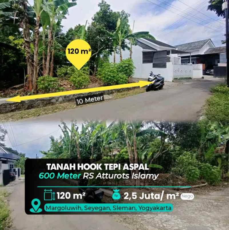dijual tanah rs atturots