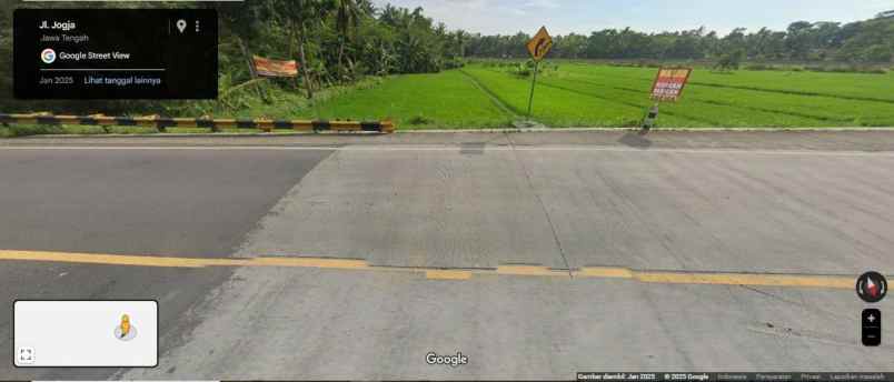 dijual tanah strategis di purworejo jawa tengah