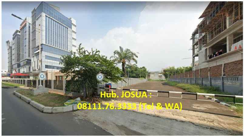 dijual tanah tanah jl boulevard raya